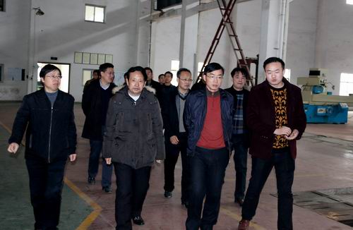 临湘市委书记黄俊钧一行到九游电子（中国）官方网站立体停车设备考察调研 